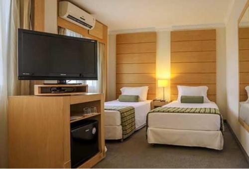 Quarto duplo em hotel pertinho do Aeroporto de Congonhas - H108, San Paolo