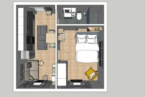 Studio Angelina im 3 OG 30 m² in Graz, Österreich