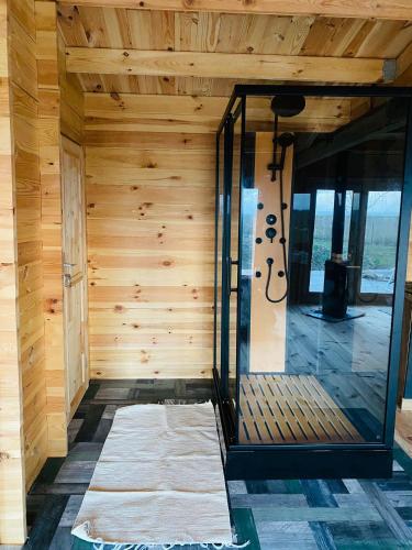淋浴間, CHALET EN BOIS PRIVATIF ST POURCAIN SUR SIOULE in 盧希蒙特方