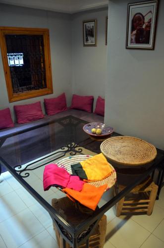 Közös társalgó / TV, Maison d'hotes Dar El Nath in Ouarzazate Városközpont
