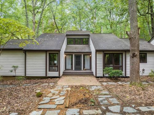 Large, private home on forested lot in Chapel Hill