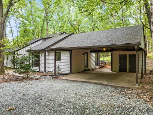 Large, private home on forested lot in Chapel Hill