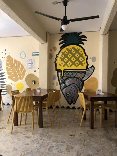 Restaurant, Pargos Hotel & Cowork in Puerto Escondido