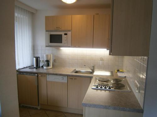 廚房, Alpenview Lechtal in 霍爾茨高