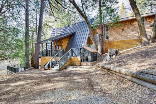Modern Arrowbear Lake Cabin with Tree-Lined Views!