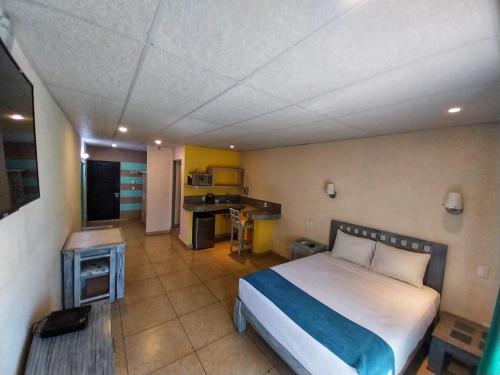 1 double bed
