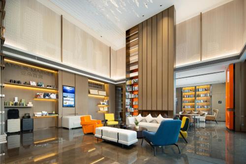 Lobby, Atour X Hotel Guangzhou Huangpu Nangang Wanda in Huangpu District