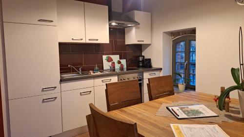 廚房, FerienRemise in 哈弗爾河畔布蘭登堡