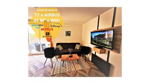 t2 COSY - COLOMIERS - RESIDENCE SECURISEE - AIRBUS - PISCINE in Colomiers