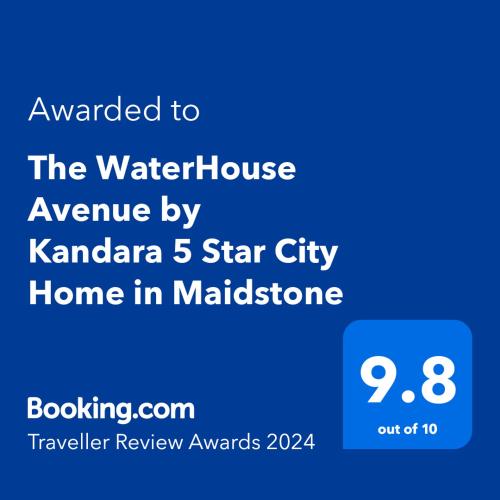 The WaterHouse Avenue by Kandara 5 Star City Home in Maidstone