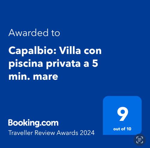  Capalbio: Villa con piscina privata a 5 min. mare in Carige Bassa