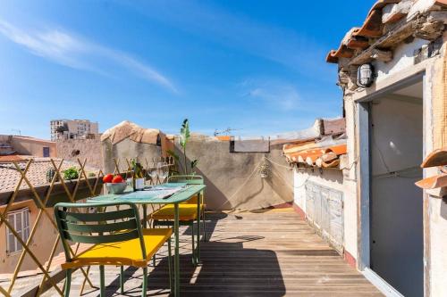 Studio with Sunny Patio in Panier near Old Port, Marseille (fotografie 9)
