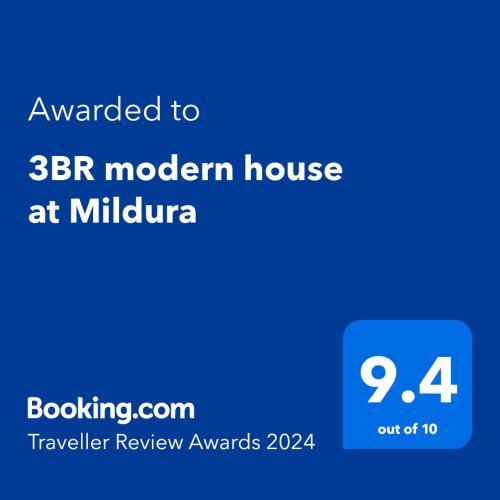B&B Mildura - 3BR modern house at Mildura - Bed and Breakfast Mildura