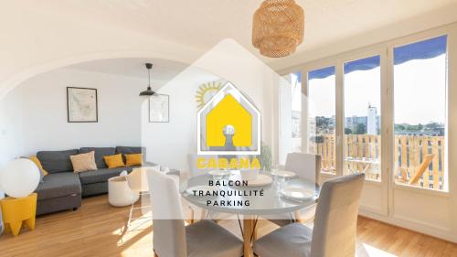 Cabana & Grand appartement cosy - Parking & Balcon - Location saisonnière - Villefranche-sur-Saône