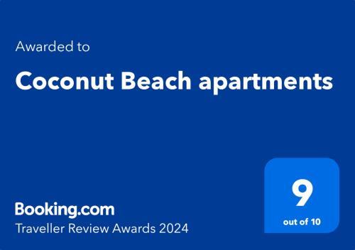 Coconut Beach apartments 2