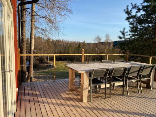 Erkély/terasz, Adventure Guesthouse Sweden in rural area Sunne in Sunne