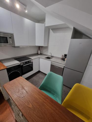 廚房, Romántico apartamento con terraza y piscina (Romantico apartamento con terraza y piscina) in 卡斯塔涅達