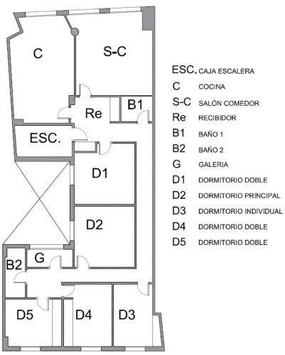 Apartamento premium luxe céntrico 5 hab 204 m2 a 300 mts mar