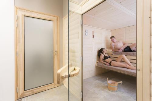Сауна, Hotel Club MMV Les Arolles in Свети-Мартан-Белвий