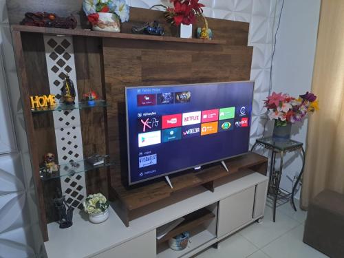 과루자 Apto em Enseada, 200 metros praia - 2 quartos com ar condicionado - 6 hospedes 4성급 싱글룸 레스토랑