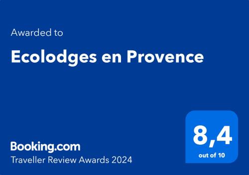 Ecolodges en Provence