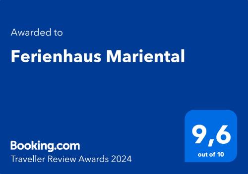 Ferienhaus Mariental