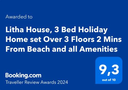  Litha House, 3 Bed Holiday Home set Over 3 Floors 2 Mins From Beach and all Amenities in Caleta De Fuste
