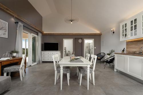 virtuve, Villa Oliveto with pool in Smilcic