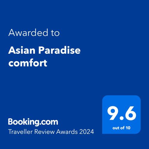 Asian Paradise comfort