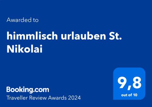 himmlisch urlauben St. Nikolai