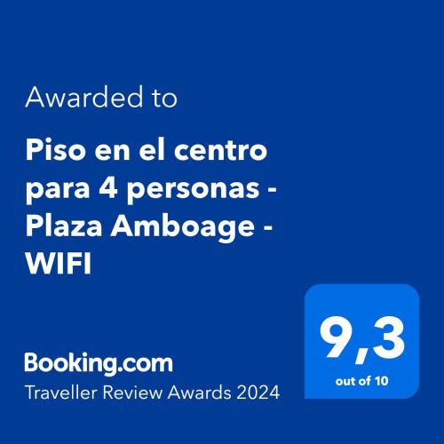  Piso en el centro para 4 personas - Plaza Amboage - WIFI in Ferrol