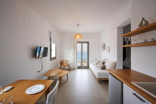 ห้องครัว, Kymo Luxury Suites Paros in โคลิมปิเทรส