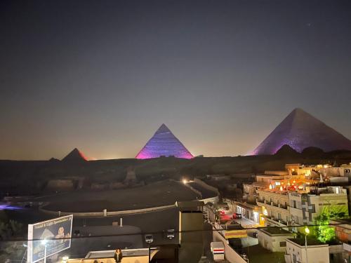 Happy pyramids view