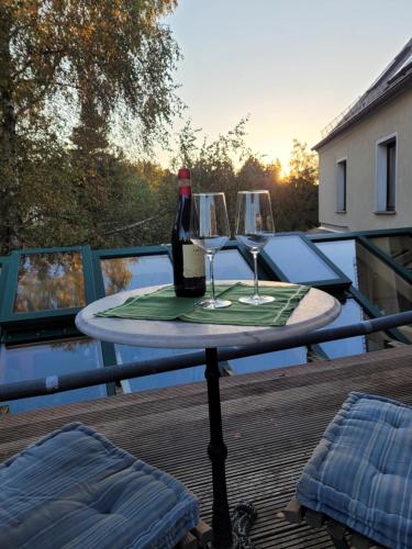 Erkély/terasz, FeWo Weitblick in Höhenlage von Greiz (FeWo Weitblick in Hohenlage von Greiz) in Greiz