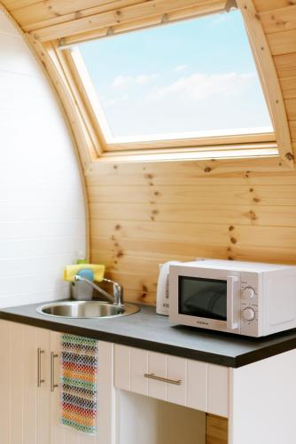 virtuve, Easkey Glamping Village in Easky