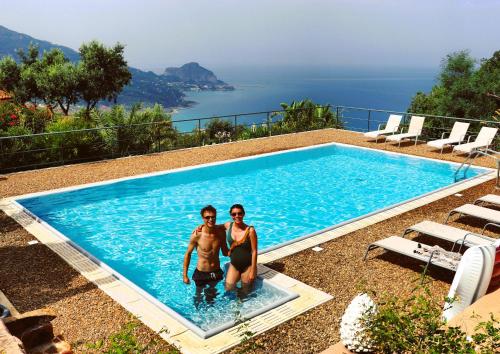 cefalù nest pool house terrace sea view