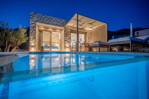 Exterior view, Ionian Horizon - Private Bungalows in Elios Proni