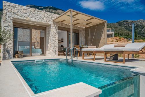 Exterior view, Ionian Horizon - Private Bungalows in Elios Proni