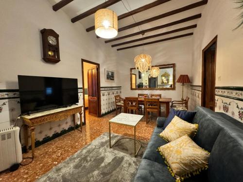 Közös társalgó / TV, Casa Villalonga in Vilallonga