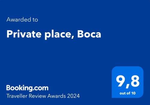 Private place, Boca