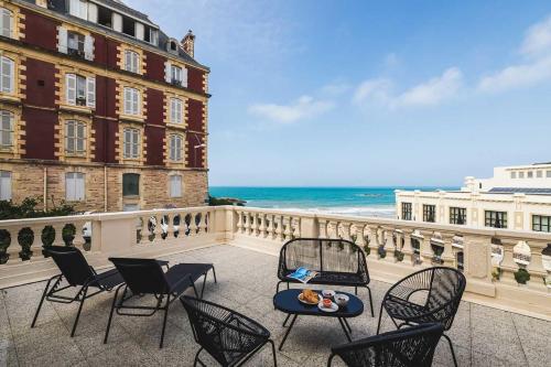 BLUE MOON KEYWEEK Seafront Apt with large Terrace and Parking Biarritz - Location saisonnière - Biarritz