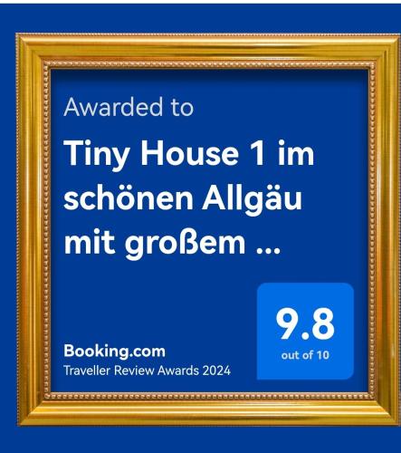 Tiny House 1 im schönen Allgäu mit großem Garten, Naturnah