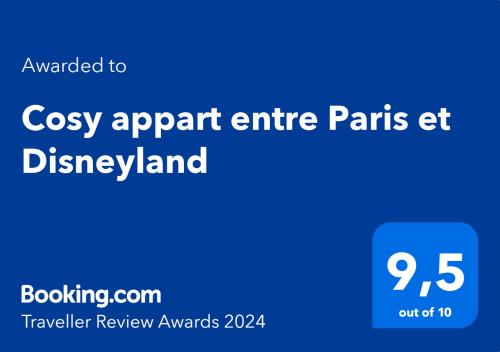 Cosy appart entre Paris et Disneyland - Location saisonnière - Villiers-sur-Marne