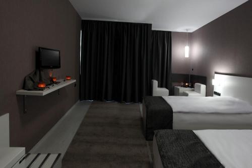 Chambre avec 2 lits