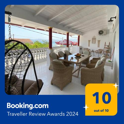 Oasis Grand House-large balcony with sea view in Euboea