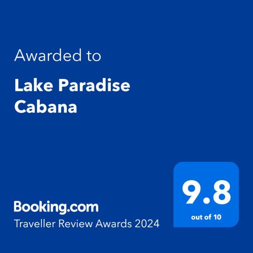 Lake Paradise Cabana