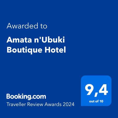 B&B Kigali - Amata n'Ubuki Boutique Hotel - Bed and Breakfast Kigali