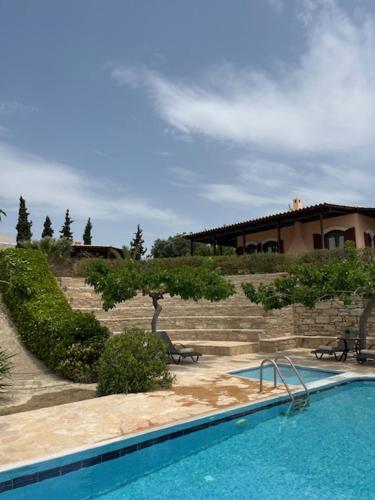 Villa Asteria - pool, garden, sea view & privacy - Location, gîte - Kamilárion