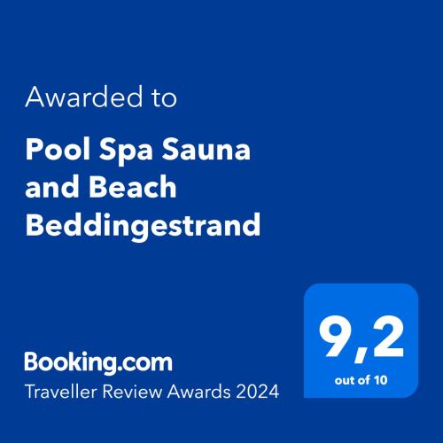 Pool Spa Sauna and Beach Beddingestrand