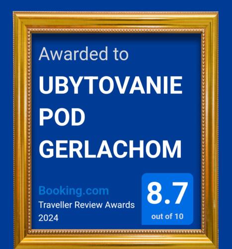 UBYTOVANIE POD GERLACHOM